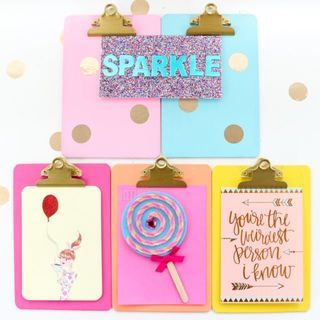 Colorful Clipboard Wal lAr tงานประดิษฐ์สีสันสดใส ไม่ว่าใครเห็นก็ต้องหลงรัก