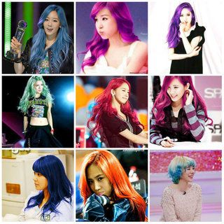 1484552511 1432007073 snsd in different hair colors  i dont think so  by yin ah d5zvtgb