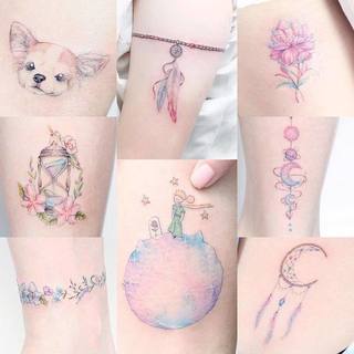 25 ไอเดียรอยสัก สไตล์สีน้ำ สวยหวานละมุนสไตล์เกาหลี