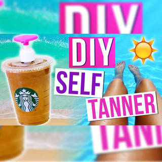DIY ครีมทาผิว STARBUCKS SELF TANNER เพื่อผิวแทนสวย ♥
