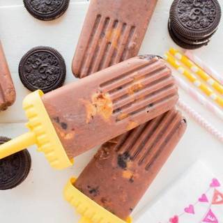 ฟินรัวๆ กับ " Oreo Chocolate Pudding Peanut butter Popsicle "