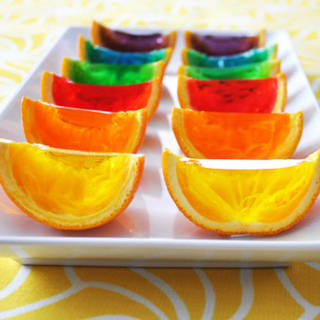 เมนูสุดเฟรช 'jello oranges' ของว่างทำง่าย สีสันสดใส ♥