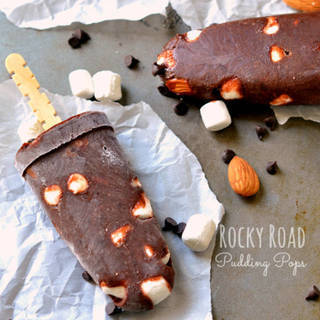 สุดฟินไอศกรีมช็อกโกแลต Rocky Road Pudding ! ヾ(〃^∇^)ノ♪
