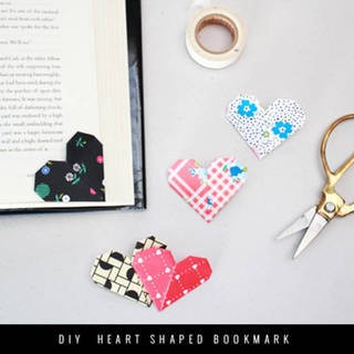 ไอเดีย! DIY ที่คั่นหนังสือ รูปหัวใจ '♥' สุดน่ารัก