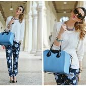 Icon pantaloni a fiori jogging pant fashion blogger 490x364
