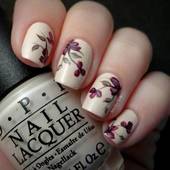 Icon jamadvice com ua floral nails 13. delicate nude floral nails