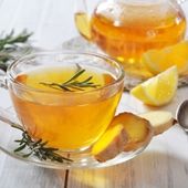 Icon lemon ginger tea