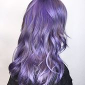 Icon 2 pastel purple wavy hair