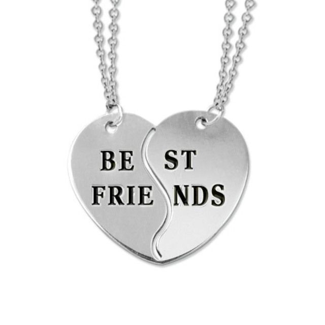 Personalized best friends necklaces in silver 240 500x500