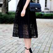 Icon what to wear with black lace skirt fashion outlet 2