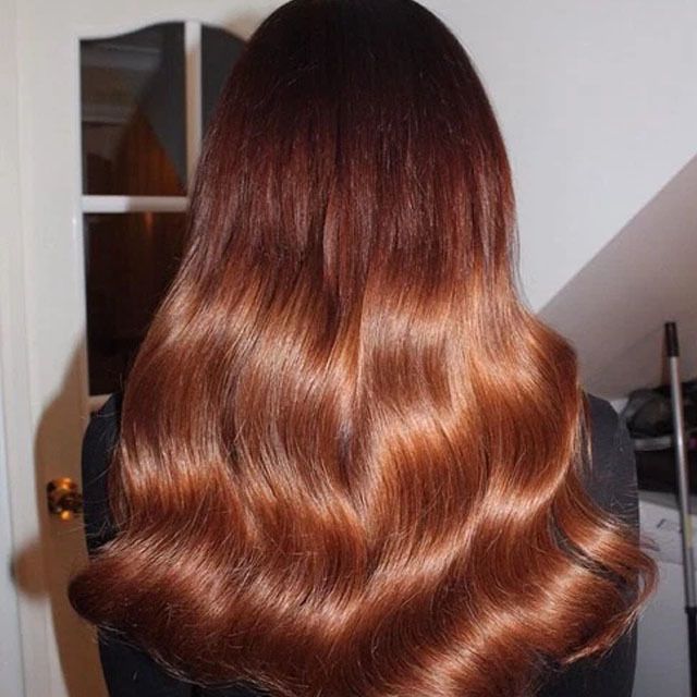 Auburn Brown สีผม 