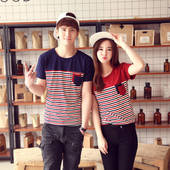 Icon 1438082556 2015 new lovers font b clothes b font summer short sleeve o neck t shirt basic