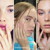 Icon spring summer 2017 nail art manicure trends pink nail polish