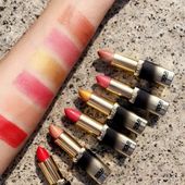 Icon loreal paris gold obsession lipstick swatches 650x675