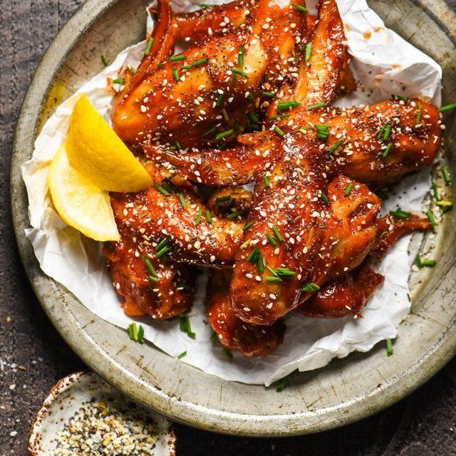 Everything bagel chicken wings