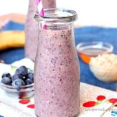 Icon 3 banana blueberry oatmeal breakfast smoothie