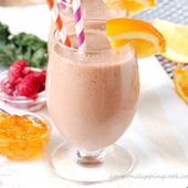 Icon 5 orange marmalade and raspberry smoothie
