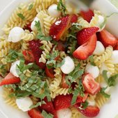 Icon strawberry caprese pasta salad