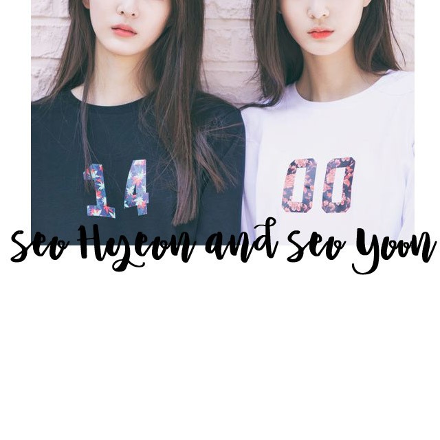 ส่อง 20 แฟชั่นสองสาวฝาแฝดนางแบบจากค่าย YG 'Seo Hyeon&Seo Yoon'