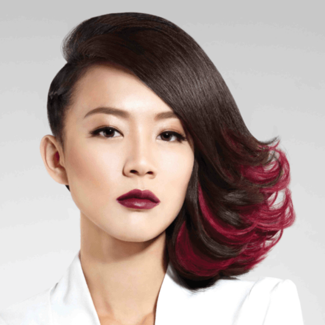 Red ombre hair color ideas 768x512