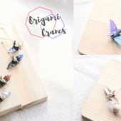 Icon origami cranes