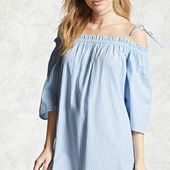 Icon an open shoulder design with self tie cami straps