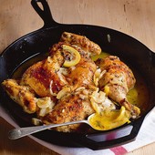 Icon ina skillet roasted lemon chicken