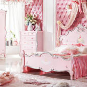 Icon 1436873911 baroque style kids bedroom set font b princess b font theme kid solid wood furniture wardrobe