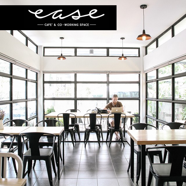 [Ease Cafe & Co Working Space ,ร้านกาแฟ อารีย์ ] ปก