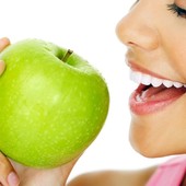 Icon woman eating apple depositphotos opt