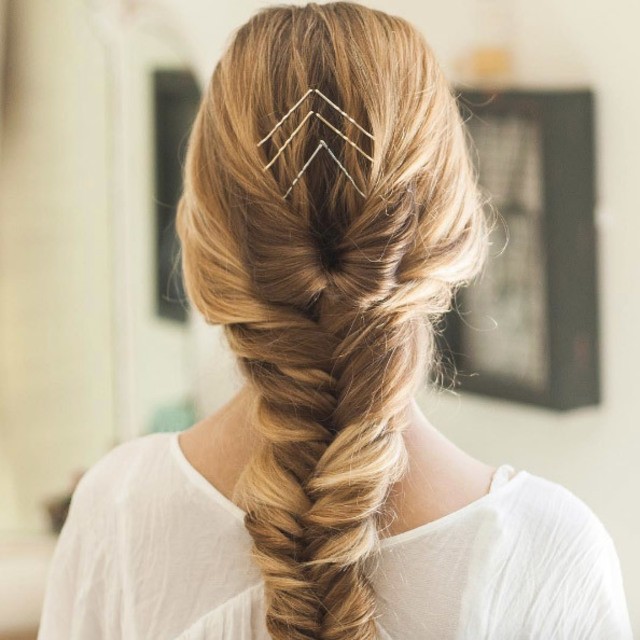 52 french braid inspo with matchbook bobby pins