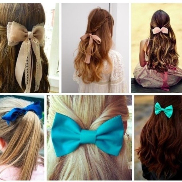 Different bow hairstyles1