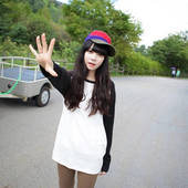 Icon 1442818450 for women s ulzzang wild mushrooms floral women long sleeve t shirt