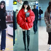 Icon street style star yang mi outfits