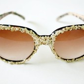 Icon eye catching diy glitter sunglasses
