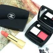 Icon chanel neapolis new city spring summer 2018 lip balm and powder duo 418 rosa tempera review swatches 1