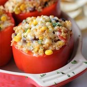 Icon quinoa stuffed peppers