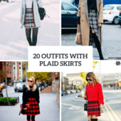 Icon 20 outfits with plaid skirts for winter 775x1096