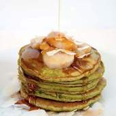 Icon matcha pancakes