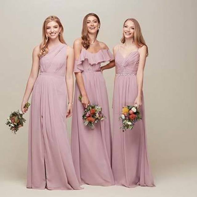 Soft spring bridesmaid dresses