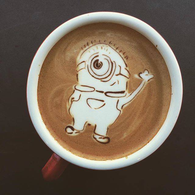 ไอเดียลาเต้อาร์ตLatteArtศิลปะฟองนมบนถ้วยกาแฟ