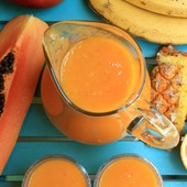 Icon ecuadorian inspired tropical fruit smoothie