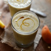 Icon vegan peach oat chia smoothie minimalistbaker.com 