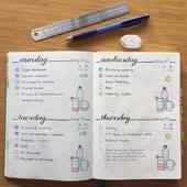 Icon weekly planner idea