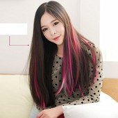 Icon large color streaked hair 10