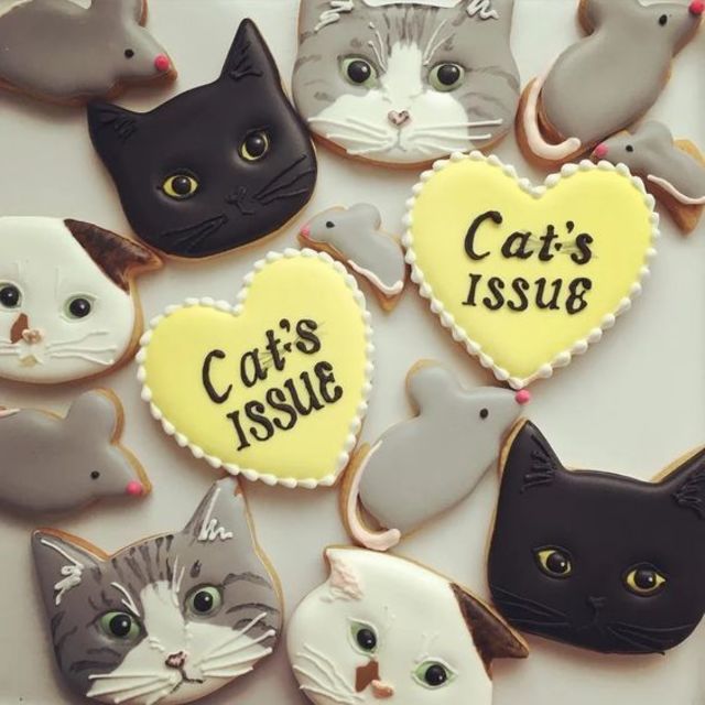 รวมไอเดียแต่งขนม 'Cat Cookies คุกกี้รูปแมวสุดคิ้วท์' ที่ทาสแมวไม่กล้ากัดแน่ #พี่กลัวนุ้งเจ็บ