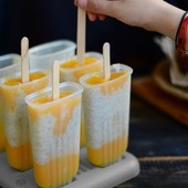 Icon coconut mango popsicles