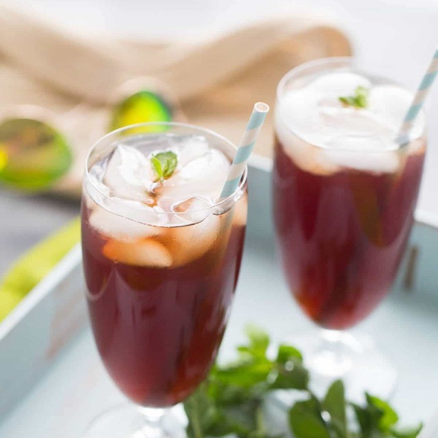 Mint pomegranate green tea 6
