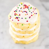 Icon 3 fruit pineapple sprinkles cake