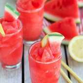 Icon watermelon lemonade slushies